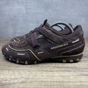 Skechers Athletic Casual Strap Women's~Preowned~Size 6.5~Brown Shoes